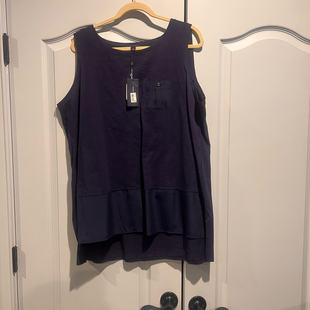 Tommy Hilfiger Dark Blue Sleeveless Tank Top